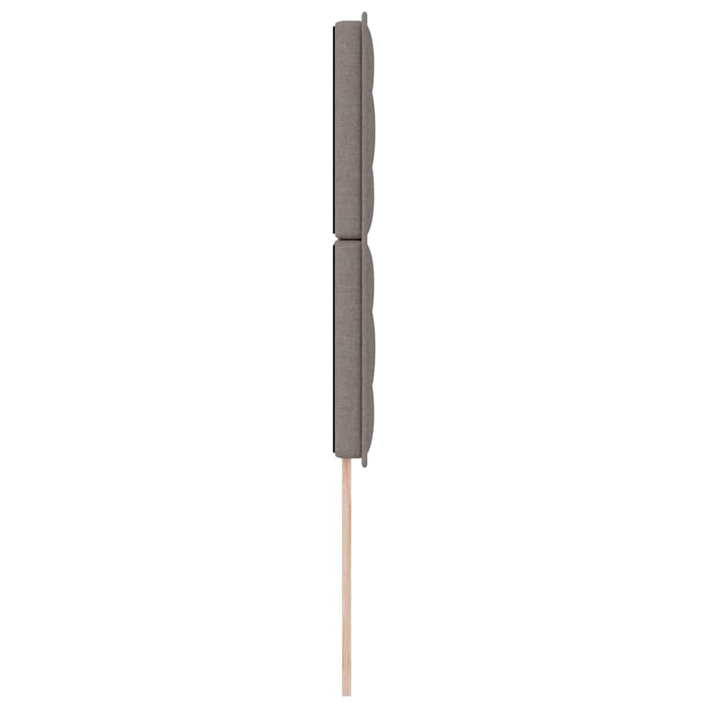 Kopfteil Taupe 100 cm Stoff