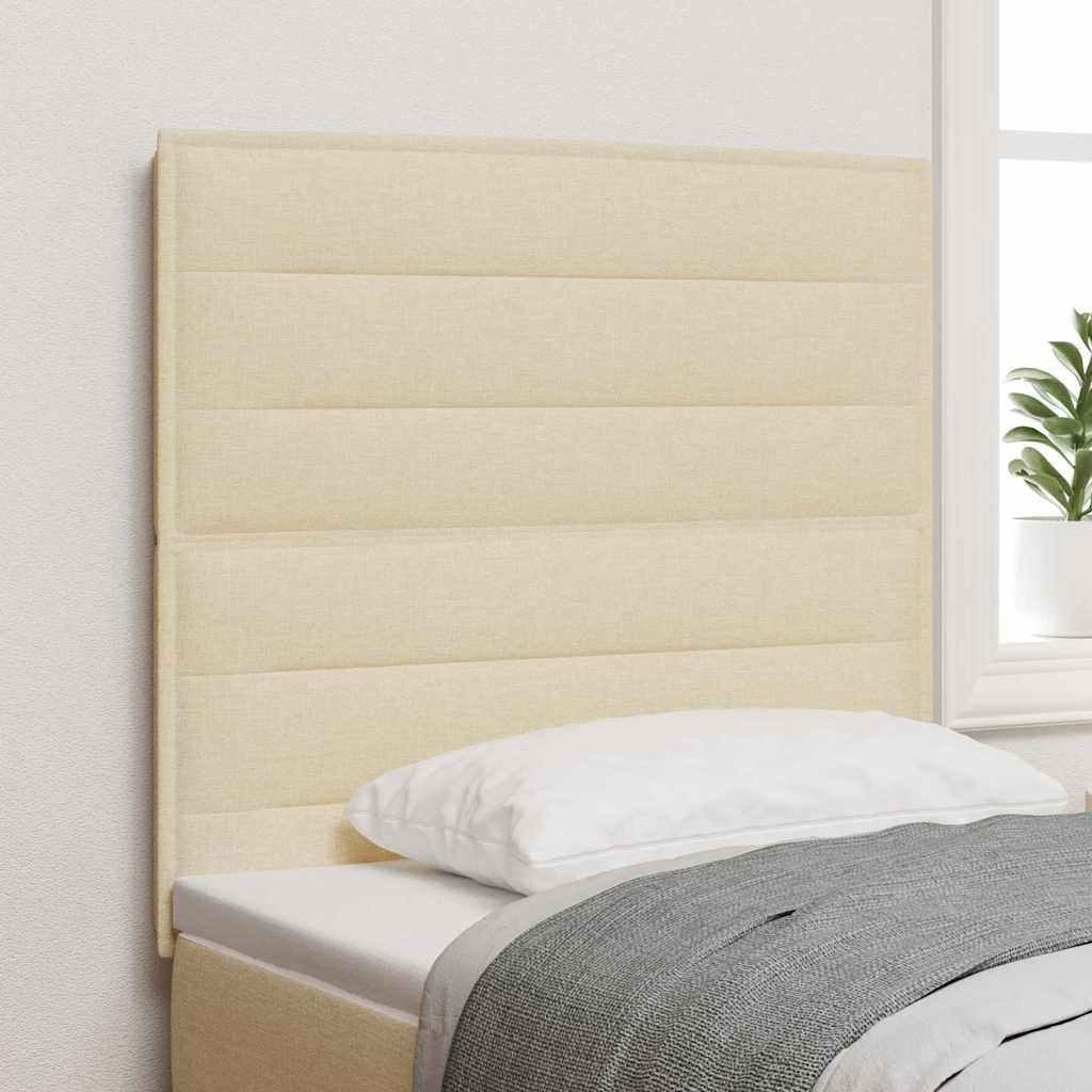 Kopfteil Creme 100 cm Stoff
