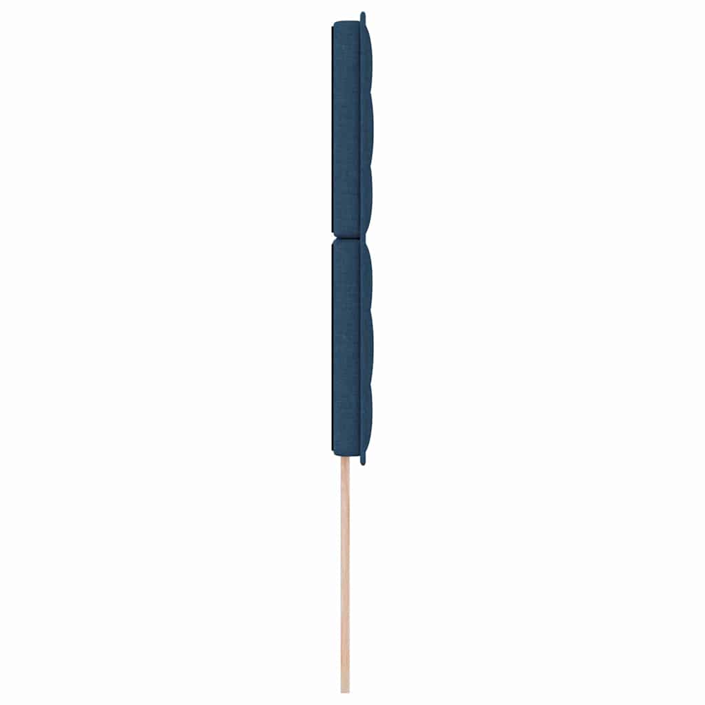 Kopfteil Blau 100 cm Stoff