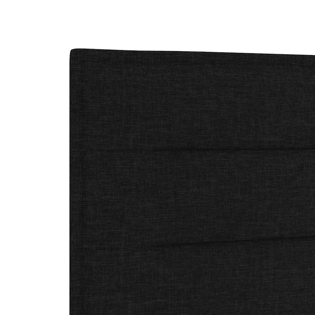 Kopfteil Schwarz 144 cm Stoff