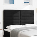 Kopfteil Schwarz 144 cm Stoff