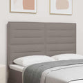 Kopfteil Taupe 144 cm Stoff