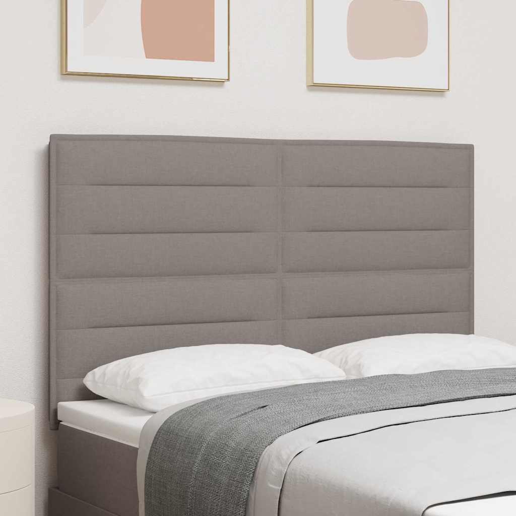 Kopfteil Taupe 144 cm Stoff