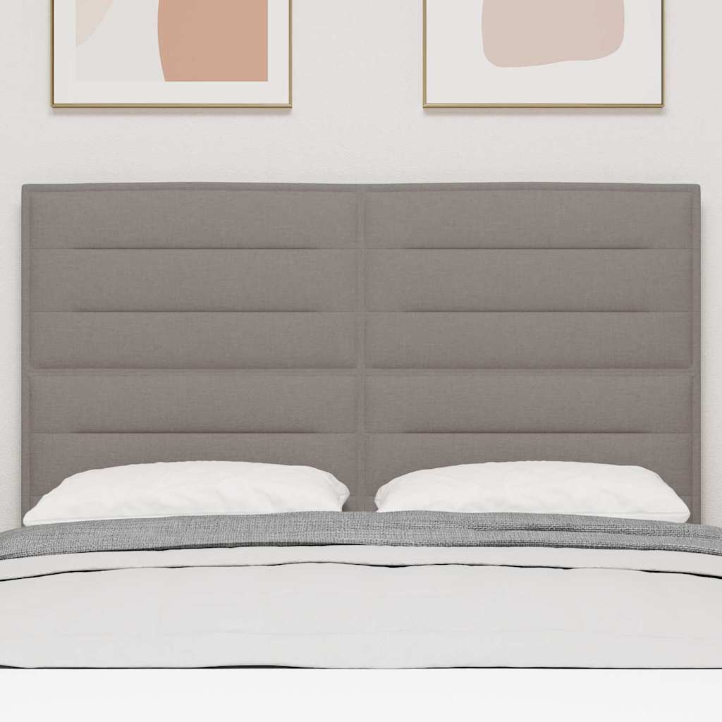 Kopfteil Taupe 144 cm Stoff