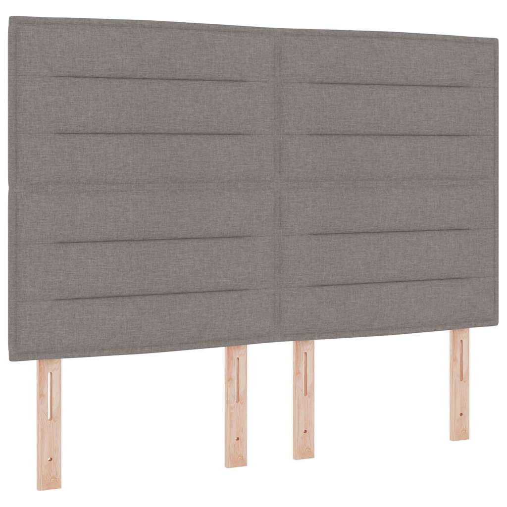 Kopfteil Taupe 144 cm Stoff