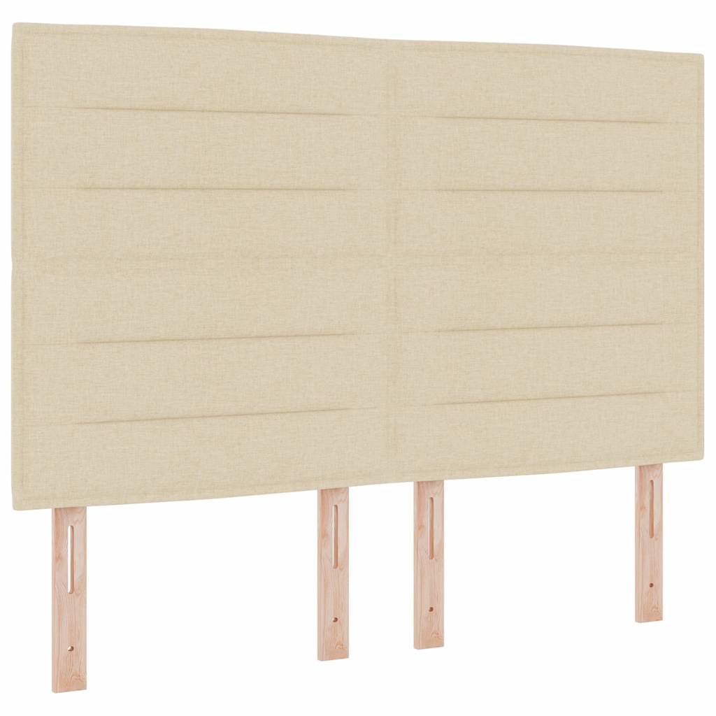 Kopfteil Creme 144 cm Stoff