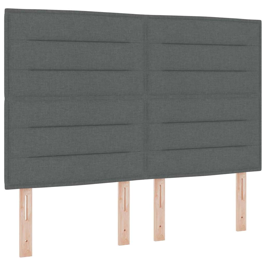 Kopfteil Dunkelgrau 160 cm Stoff