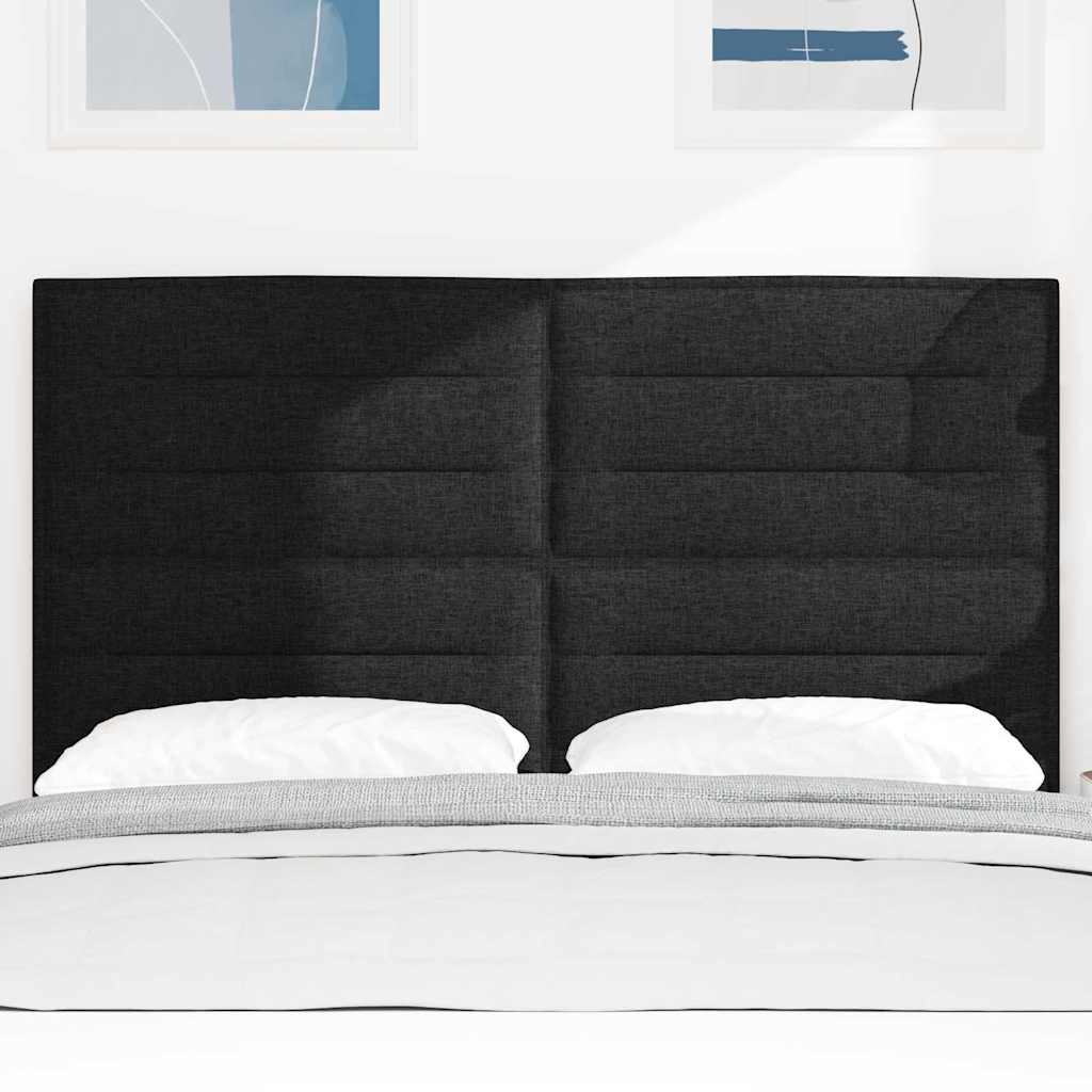 Kopfteil Schwarz 160 cm Stoff