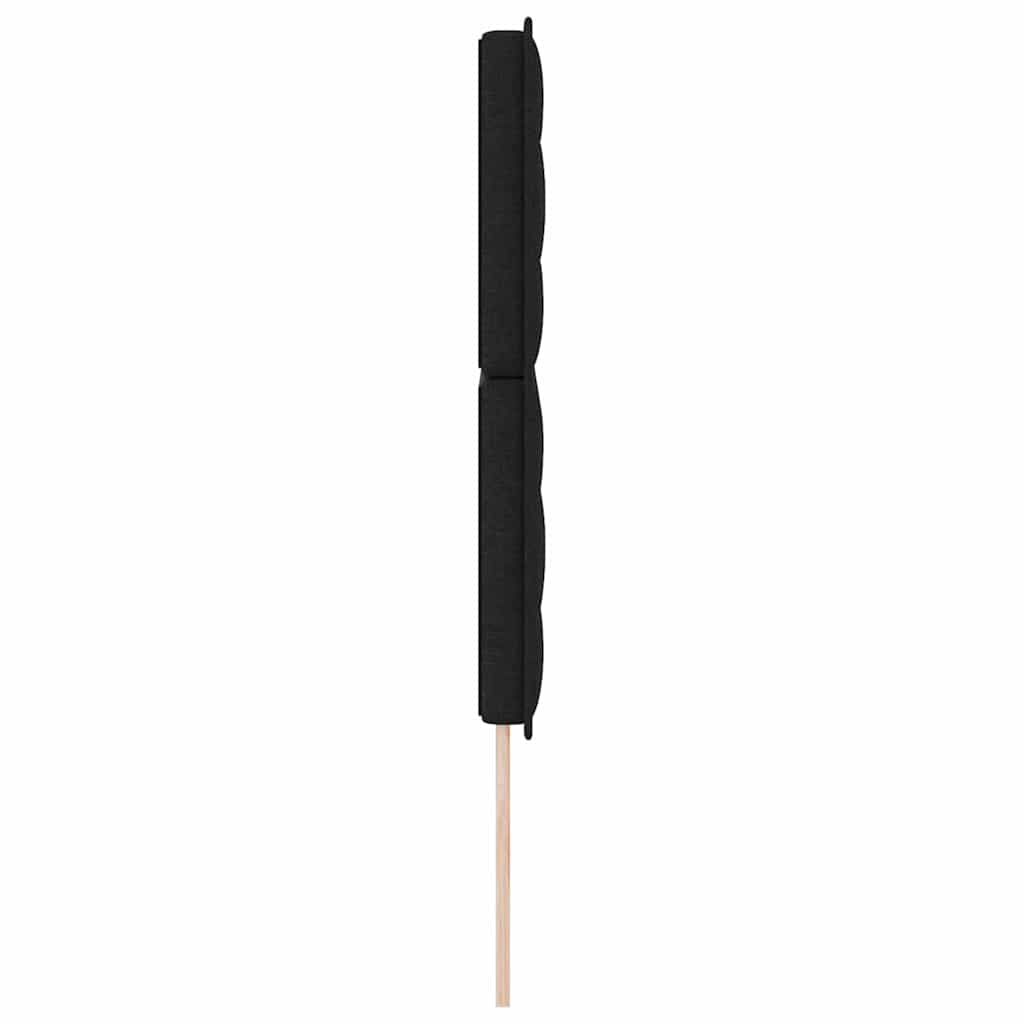 Kopfteil Schwarz 160 cm Stoff