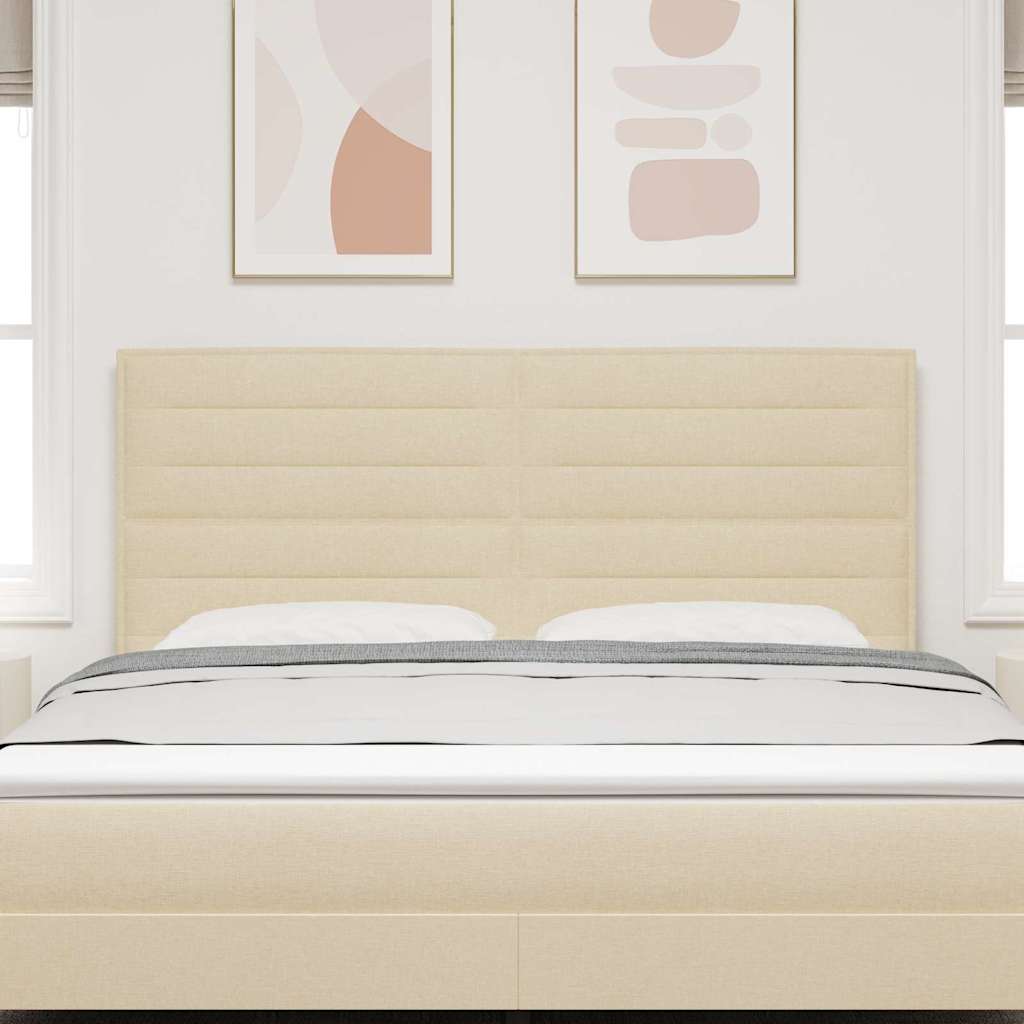 Kopfteil Creme 180 cm Stoff