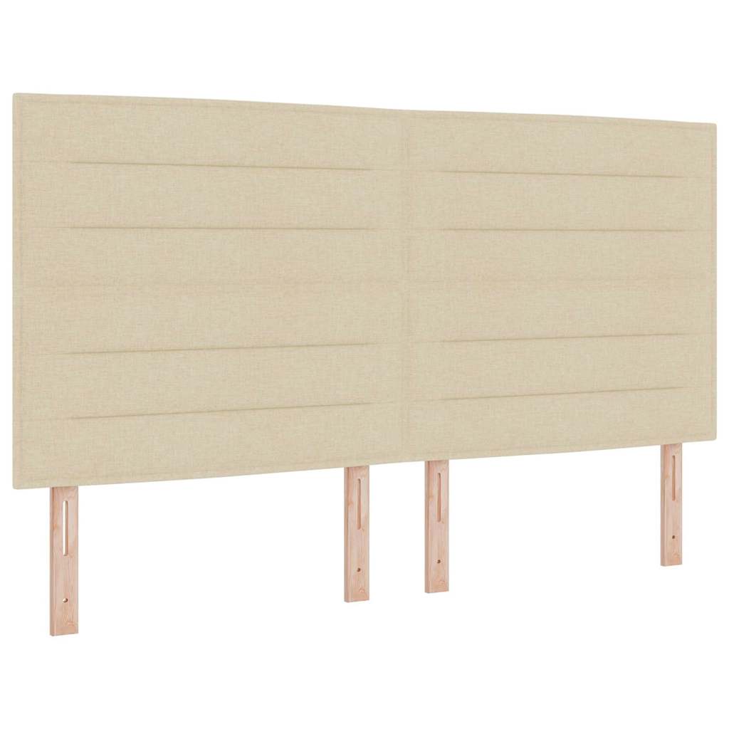 Kopfteil Creme 180 cm Stoff
