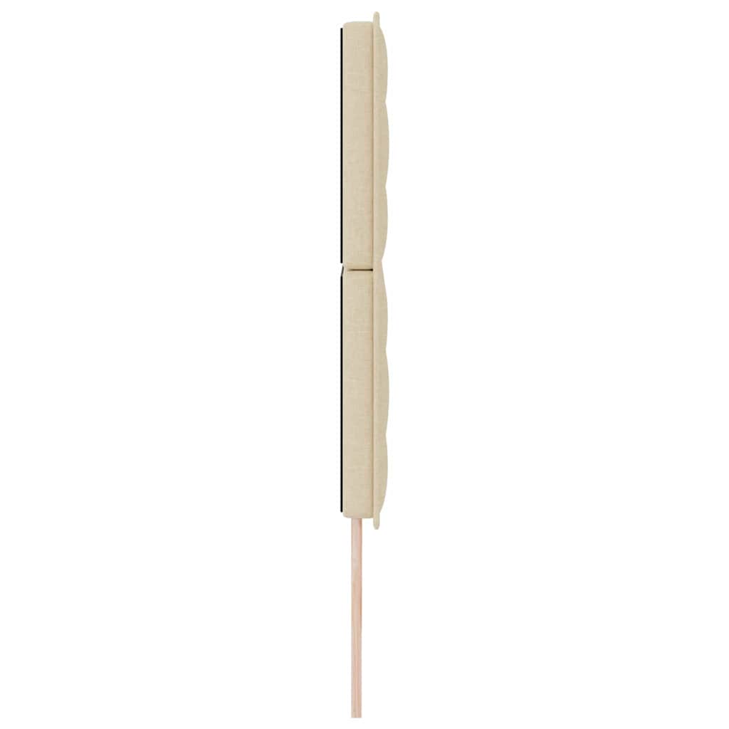 Kopfteil Creme 180 cm Stoff