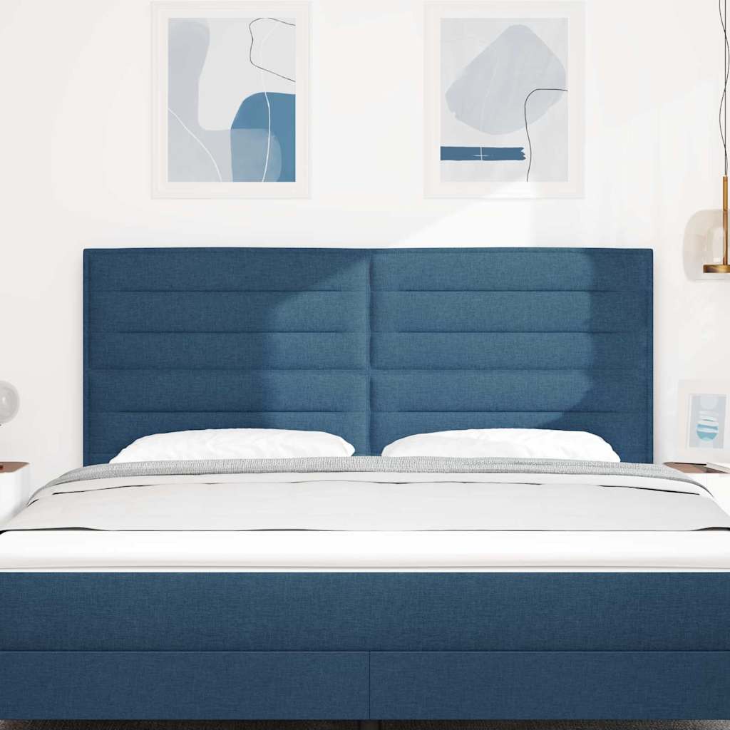 Kopfteil Blau 180 cm Stoff