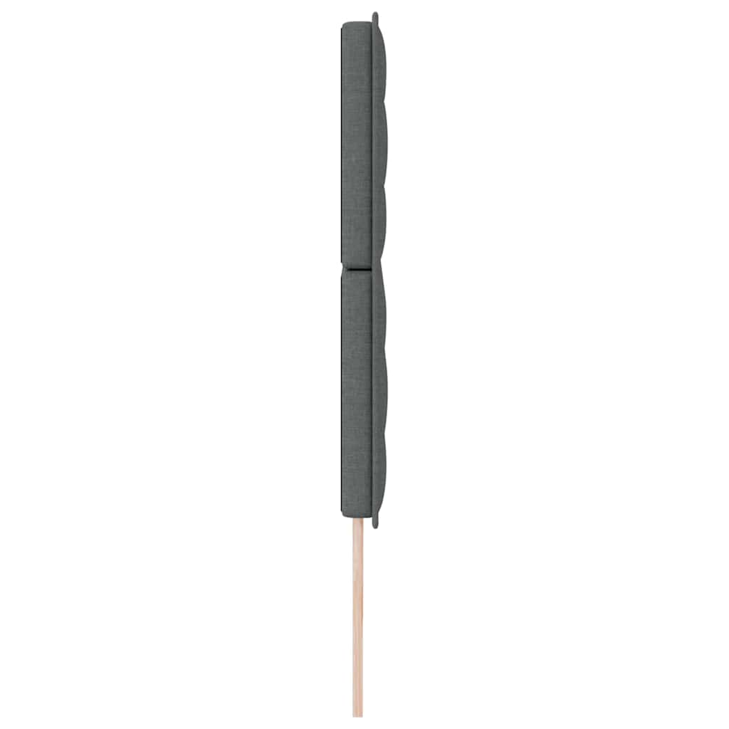 Kopfteil Dunkelgrau 200 cm Stoff