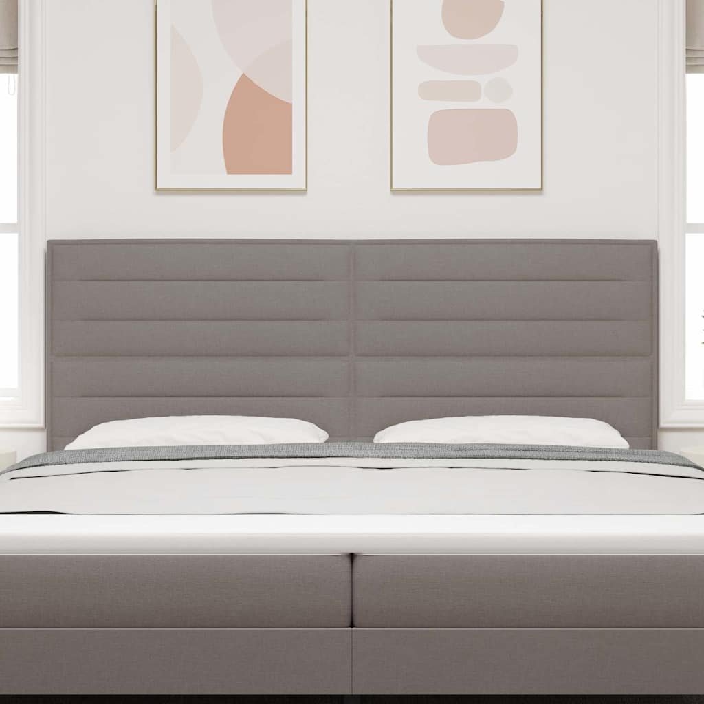 Kopfteil Taupe 200 cm Stoff