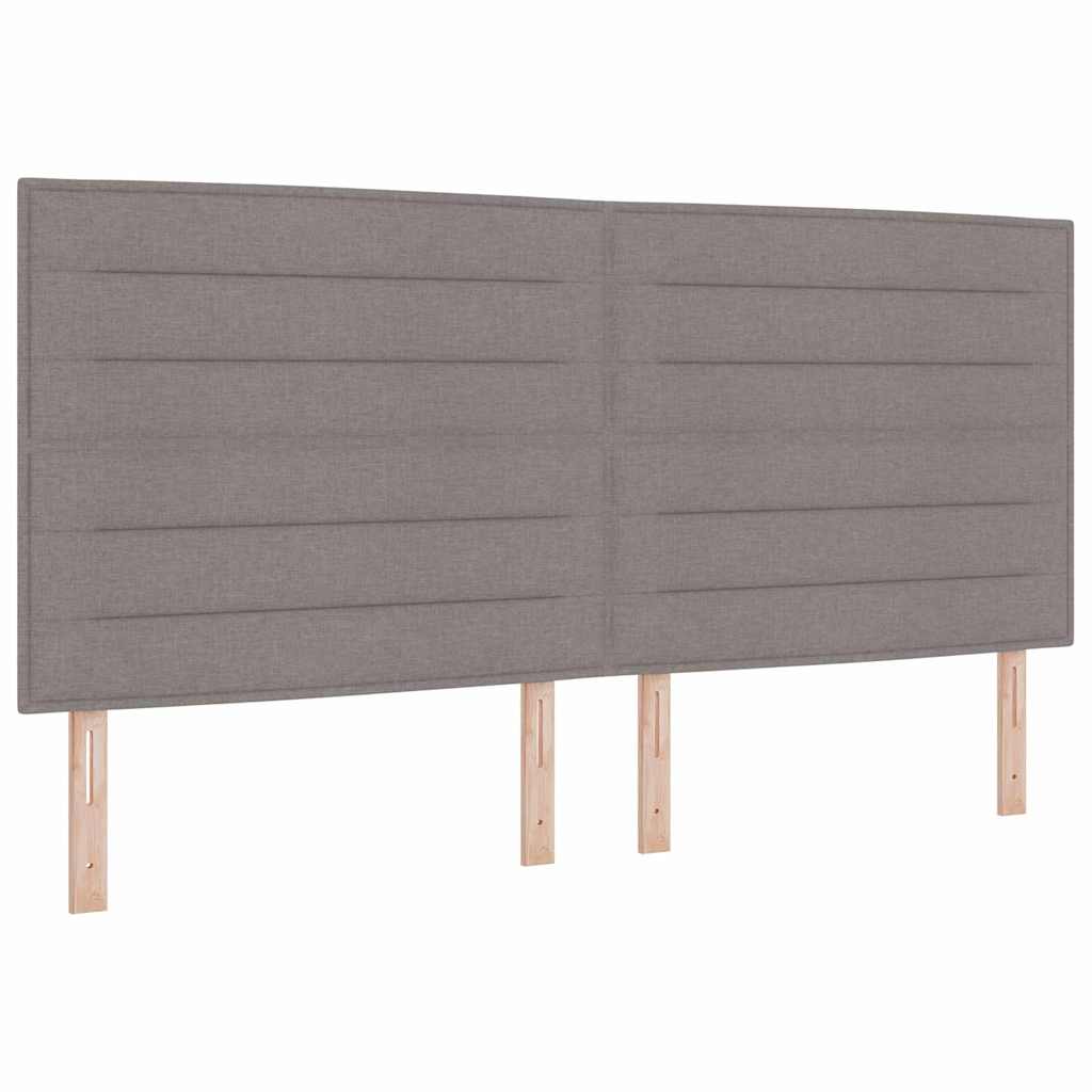 Kopfteil Taupe 200 cm Stoff