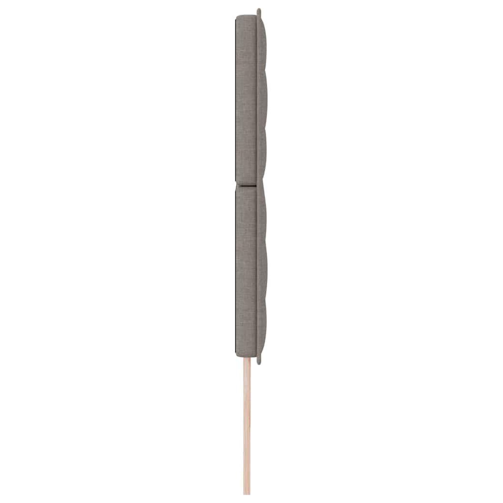 Kopfteil Taupe 200 cm Stoff