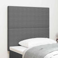 Kopfteil Hellgrau 80 cm Cordstoff