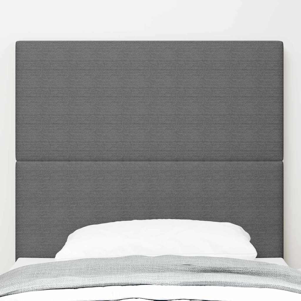 Kopfteil Hellgrau 90 cm Cordstoff