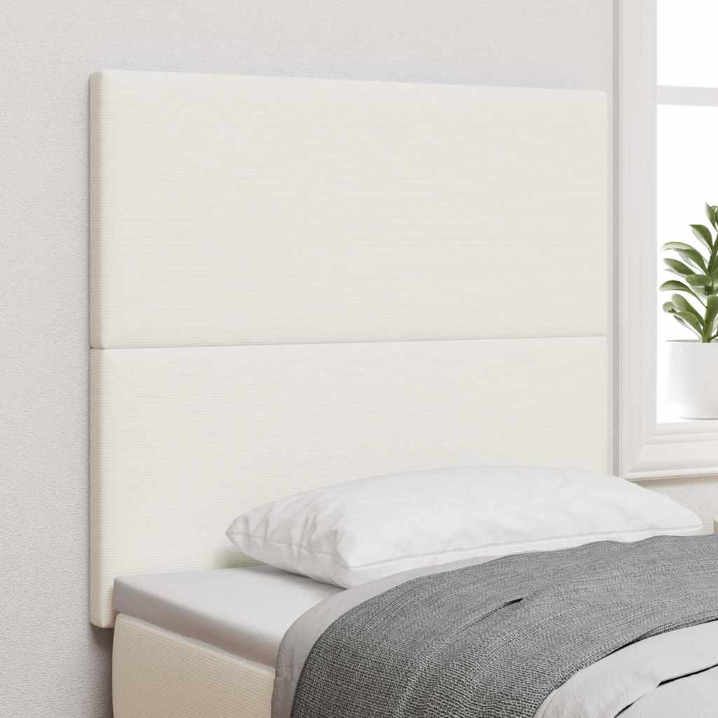 Kopfteil Creme 90 cm Cordstoff