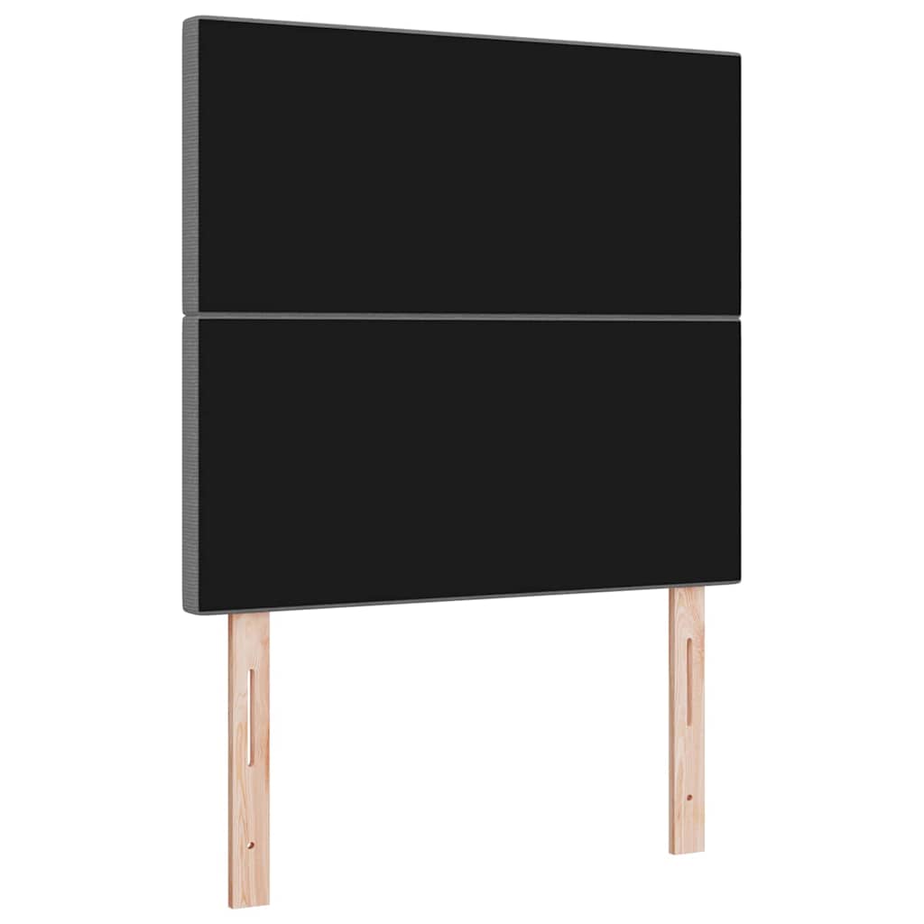 Kopfteil Hellgrau 100 cm Cordstoff