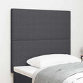 Kopfteil Dunkelgrau 100 cm Cordstoff