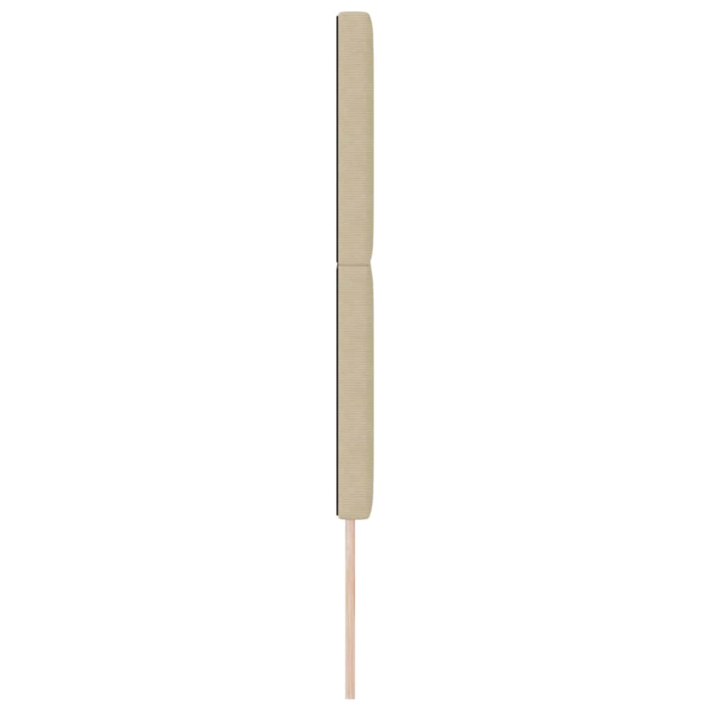 Kopfteil Hellgrün-Grau 160 cm Cordstoff
