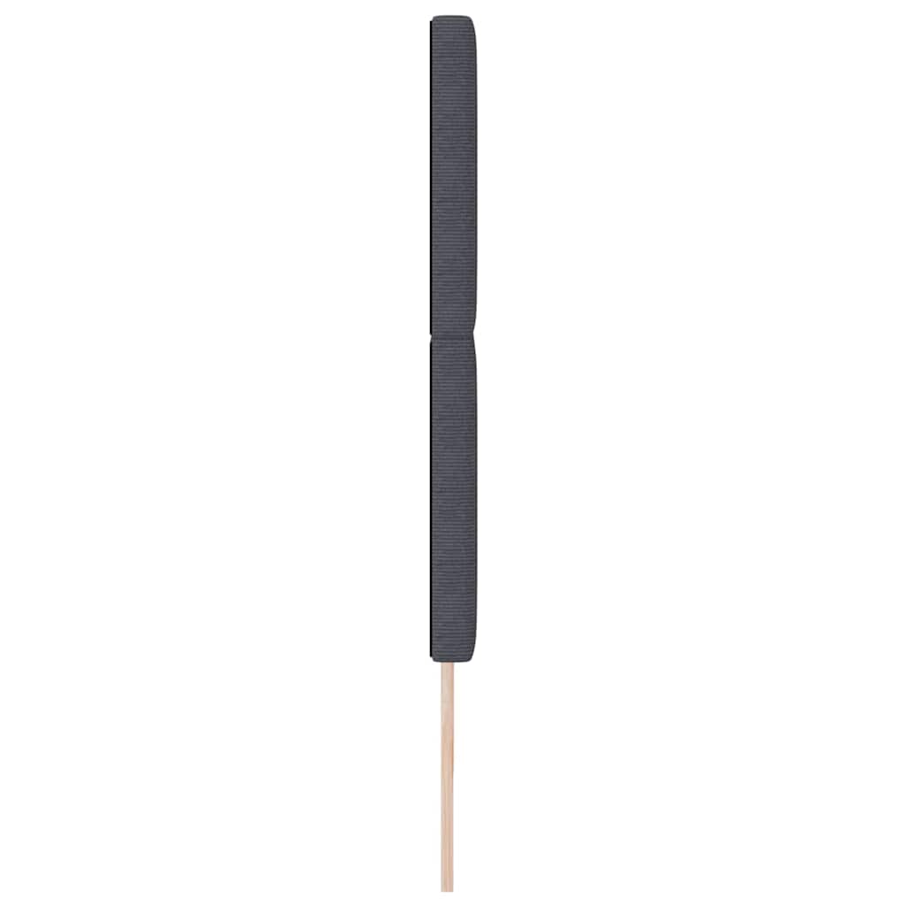 Kopfteil Dunkelgrau 200 cm Cordstoff