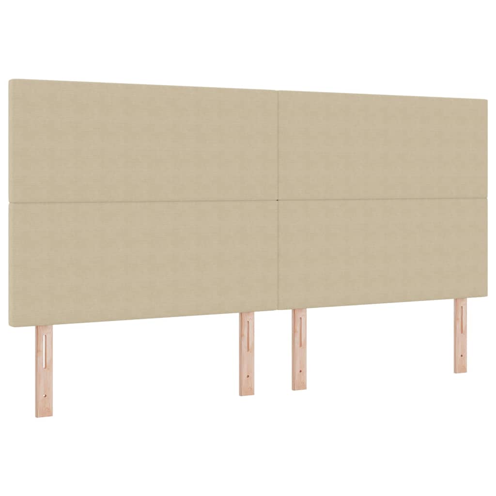 Kopfteil Hellgrün-Grau 200 cm Cordstoff
