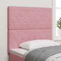 Kopfteil Rosa 90 cm Samt