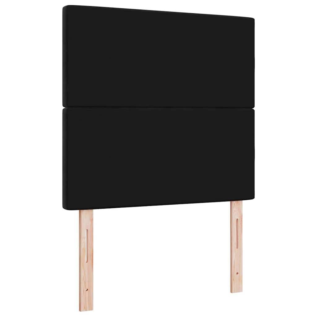 Kopfteil Schwarz 100 cm Samt