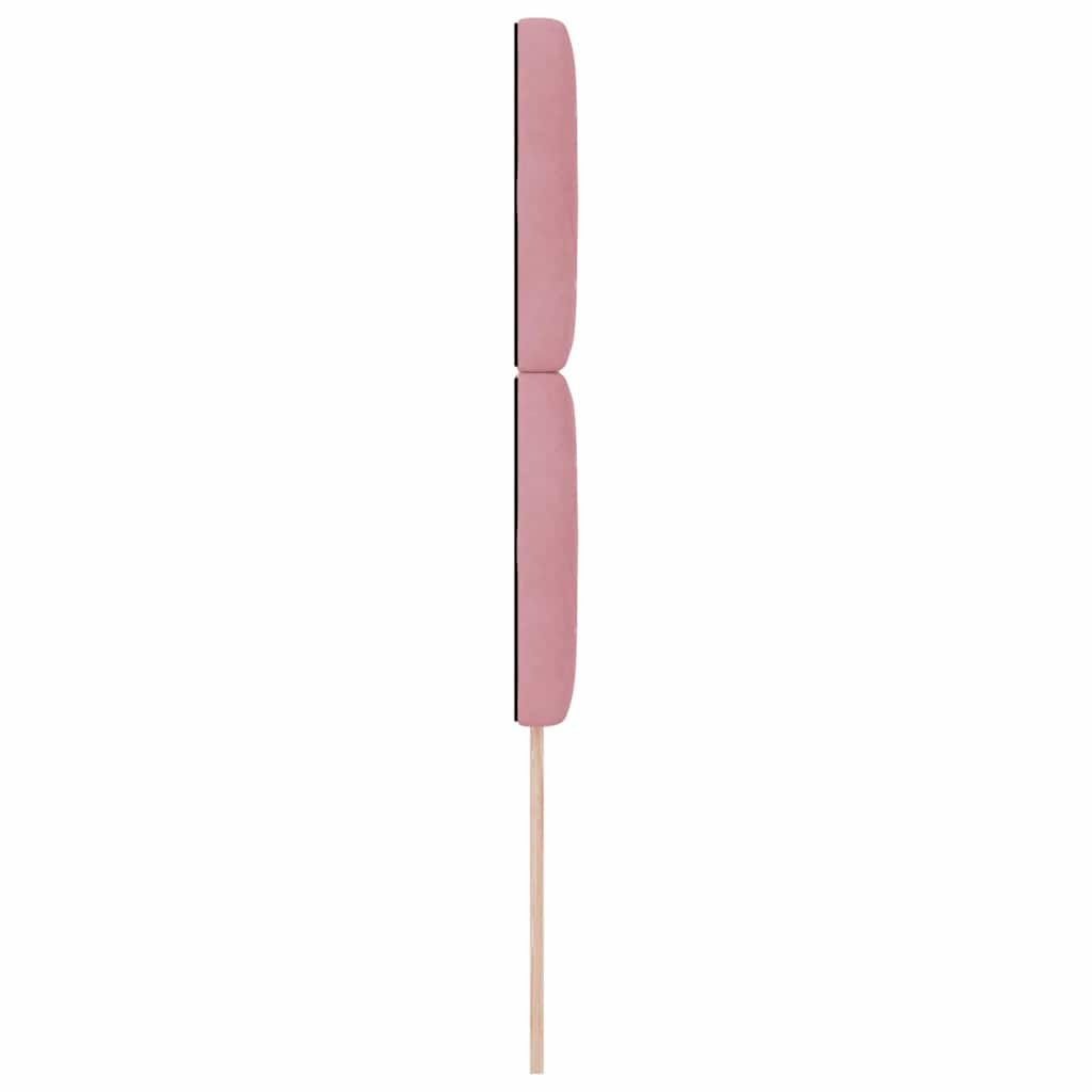 Kopfteil Rosa 100 cm Samt