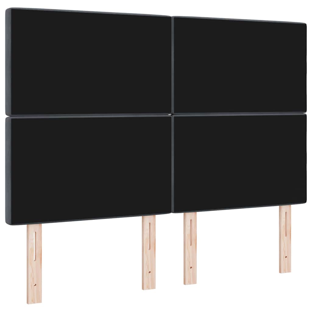 Kopfteil Dunkelgrau 144 cm Samt