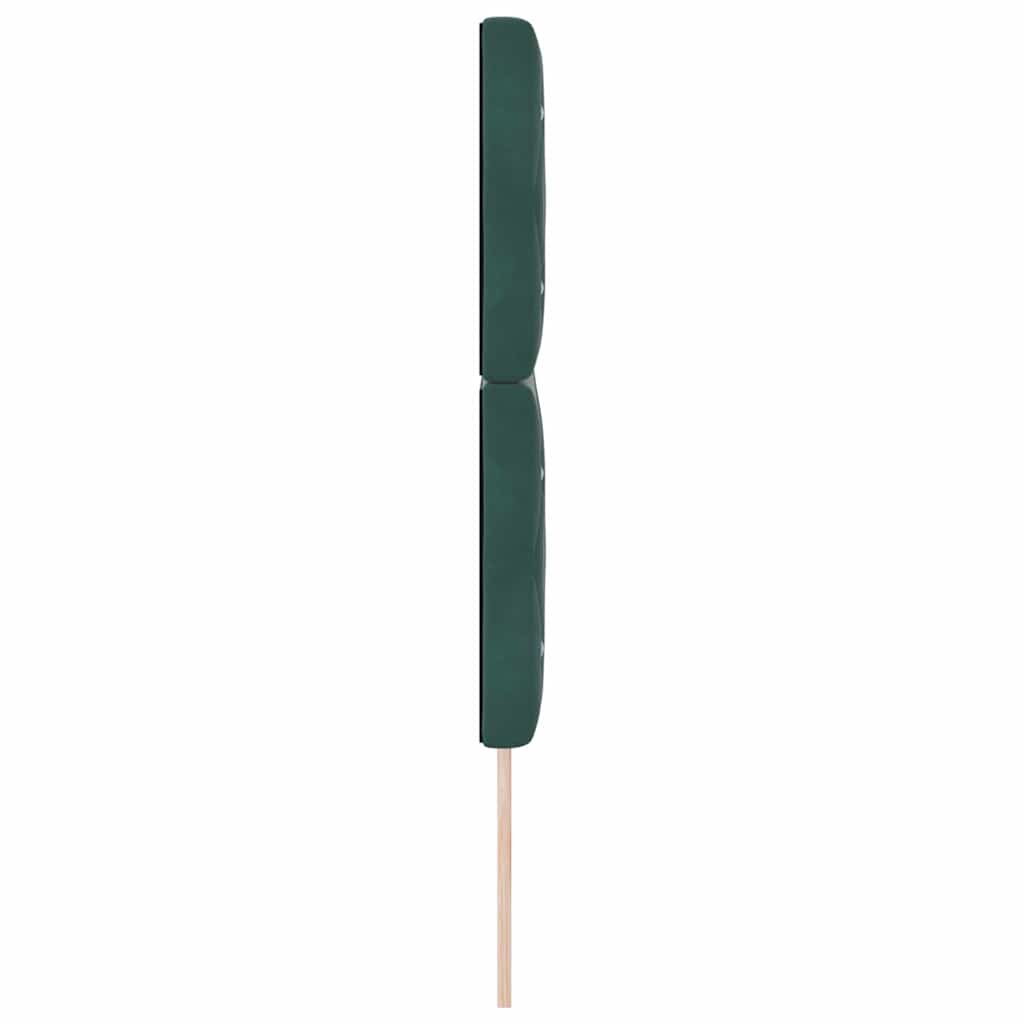 Kopfteil Dunkelgrün 144 cm Samt