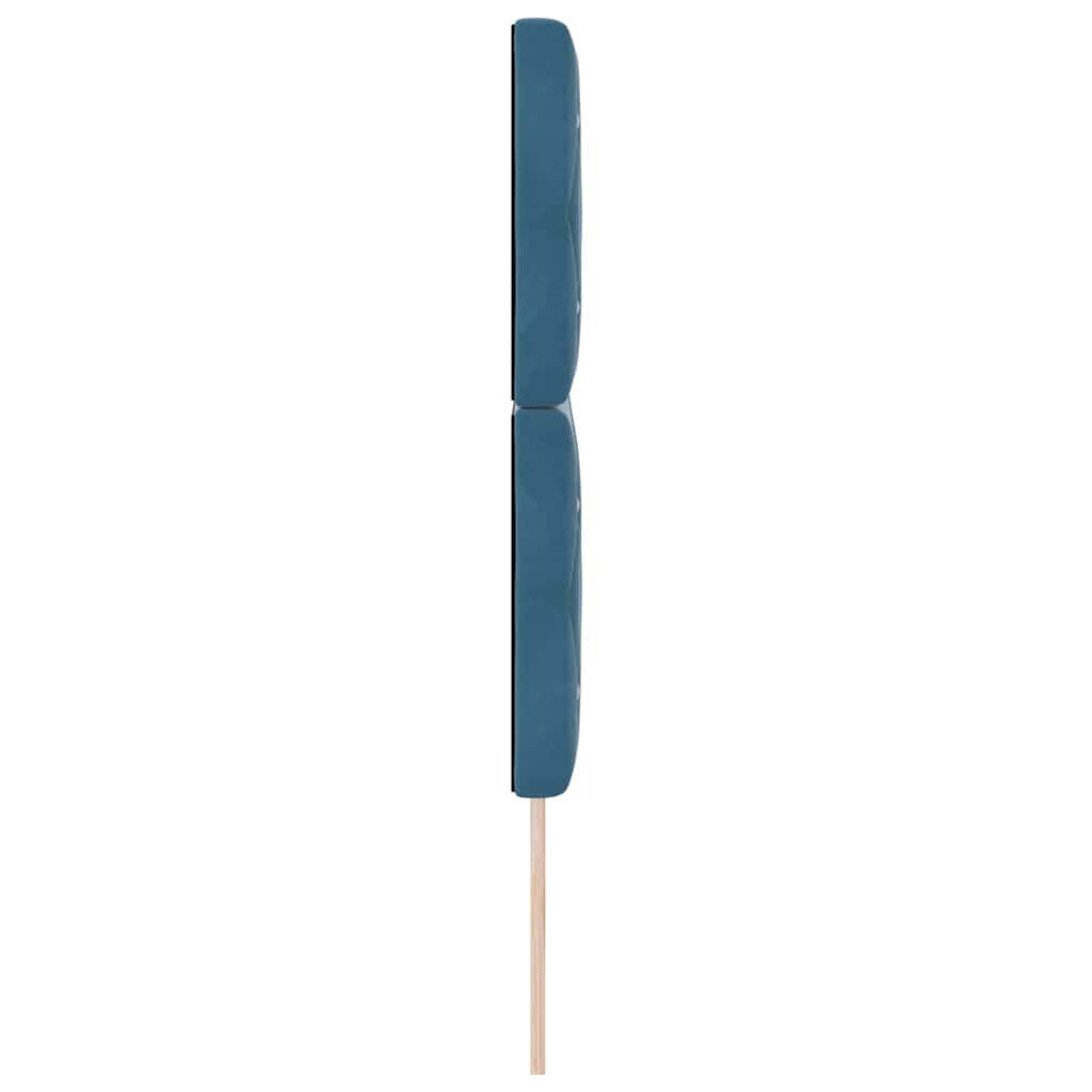 Kopfteil Dunkelblau 144 cm Samt