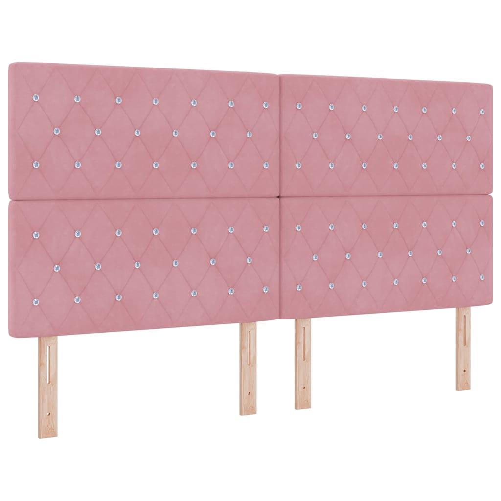 Kopfteil Rosa 180 cm Samt