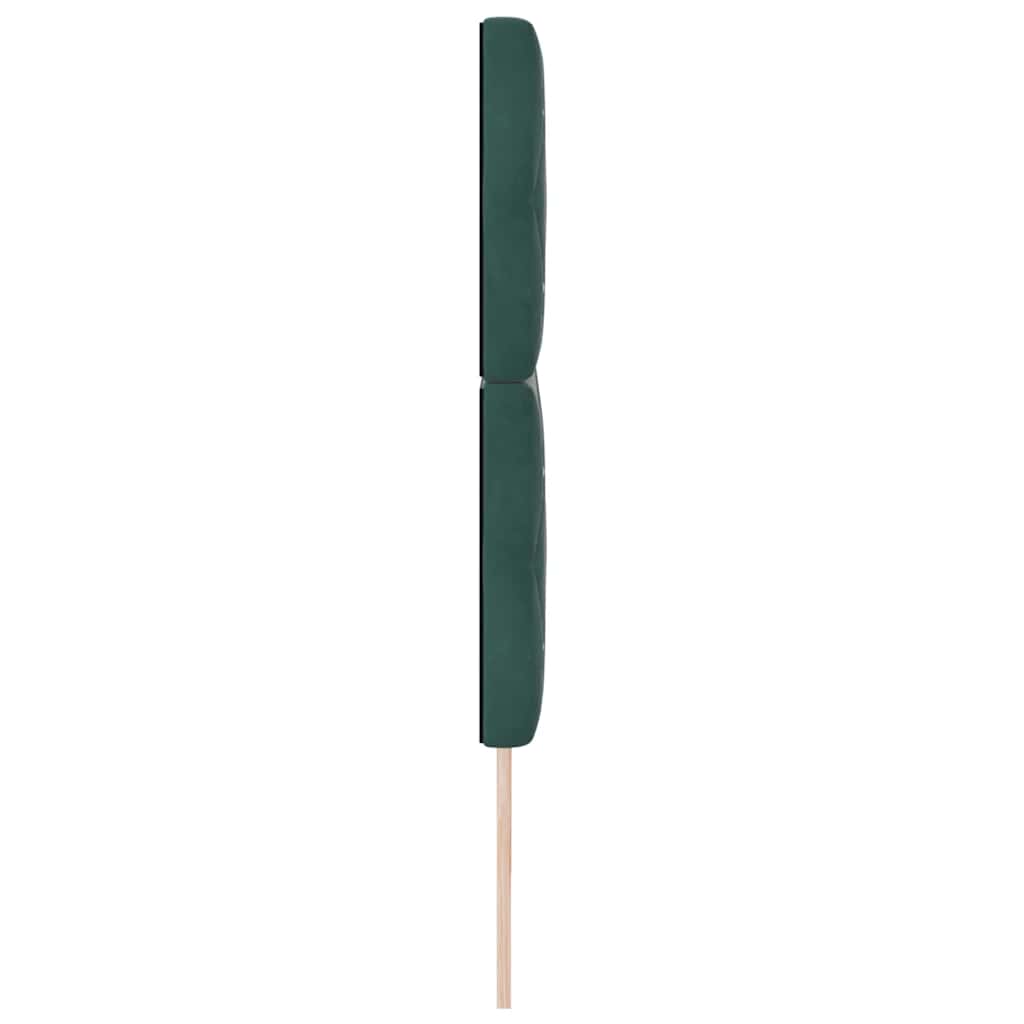 Kopfteil Dunkelgrün 200 cm Samt