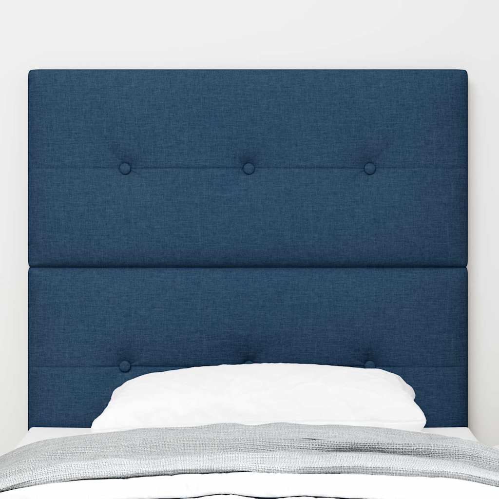 Höhenverstellbares Kopfteil mit Kopfteil Blau 80 cm Stoff