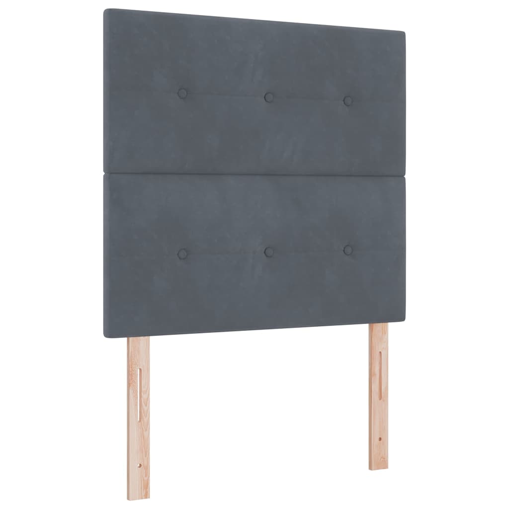 Kopfteil Dunkelgrau 80 cm Samt