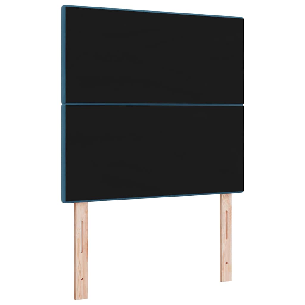 Kopfteil Dunkelblau 80 cm Samt