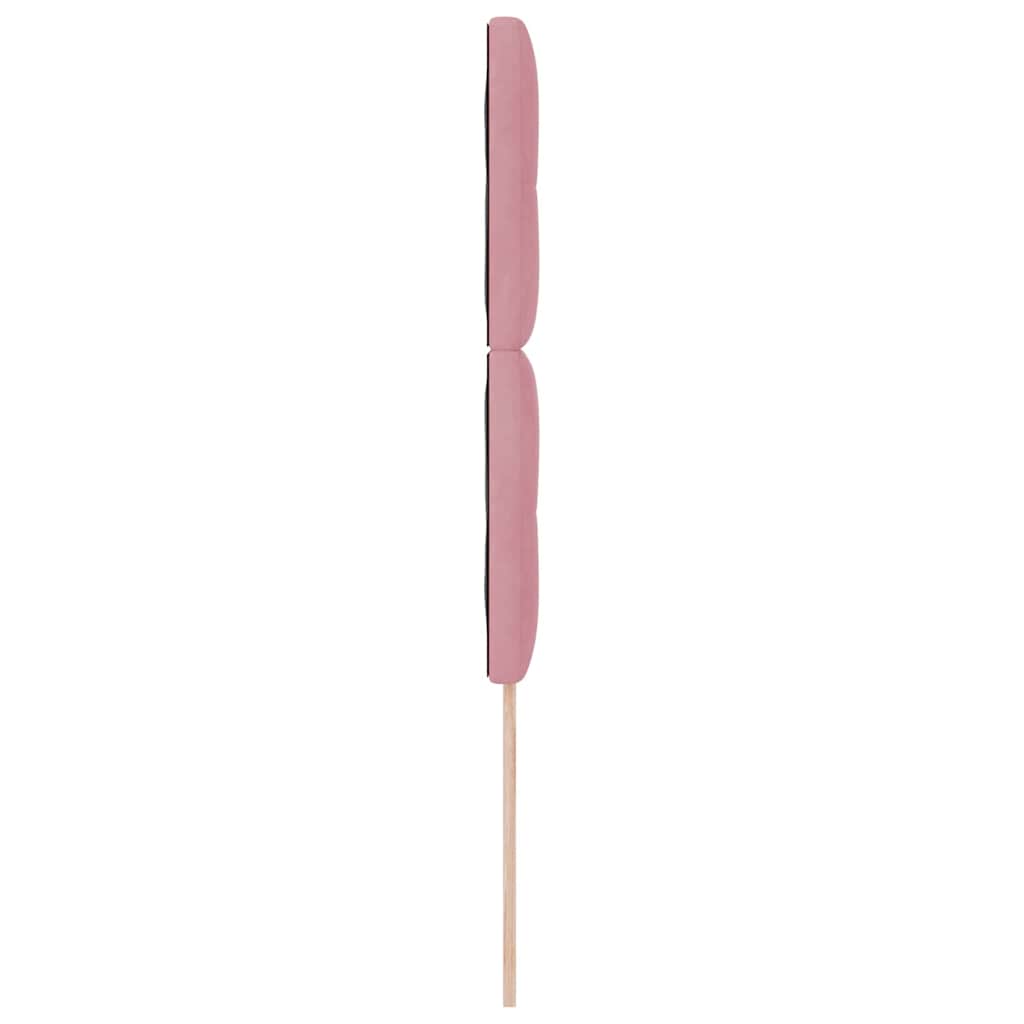 Kopfteil Rosa 80 cm Samt