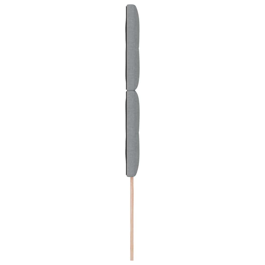 Höhenverstellbares Kopfteil mit Kopfteil Hellgrau 90 cm Stoff