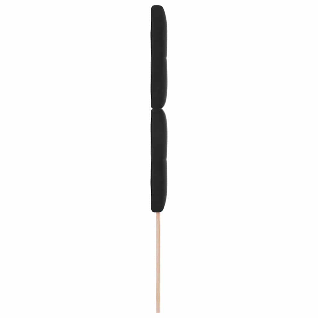 Kopfteil Schwarz 90 cm Samt