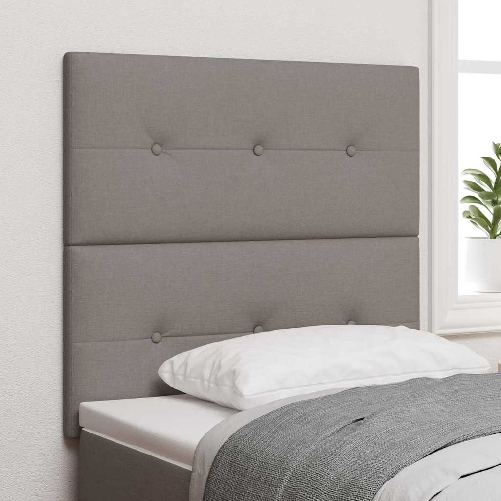 Höhenverstellbares Kopfteil mit Kopfteil Taupe 100 cm Stoff