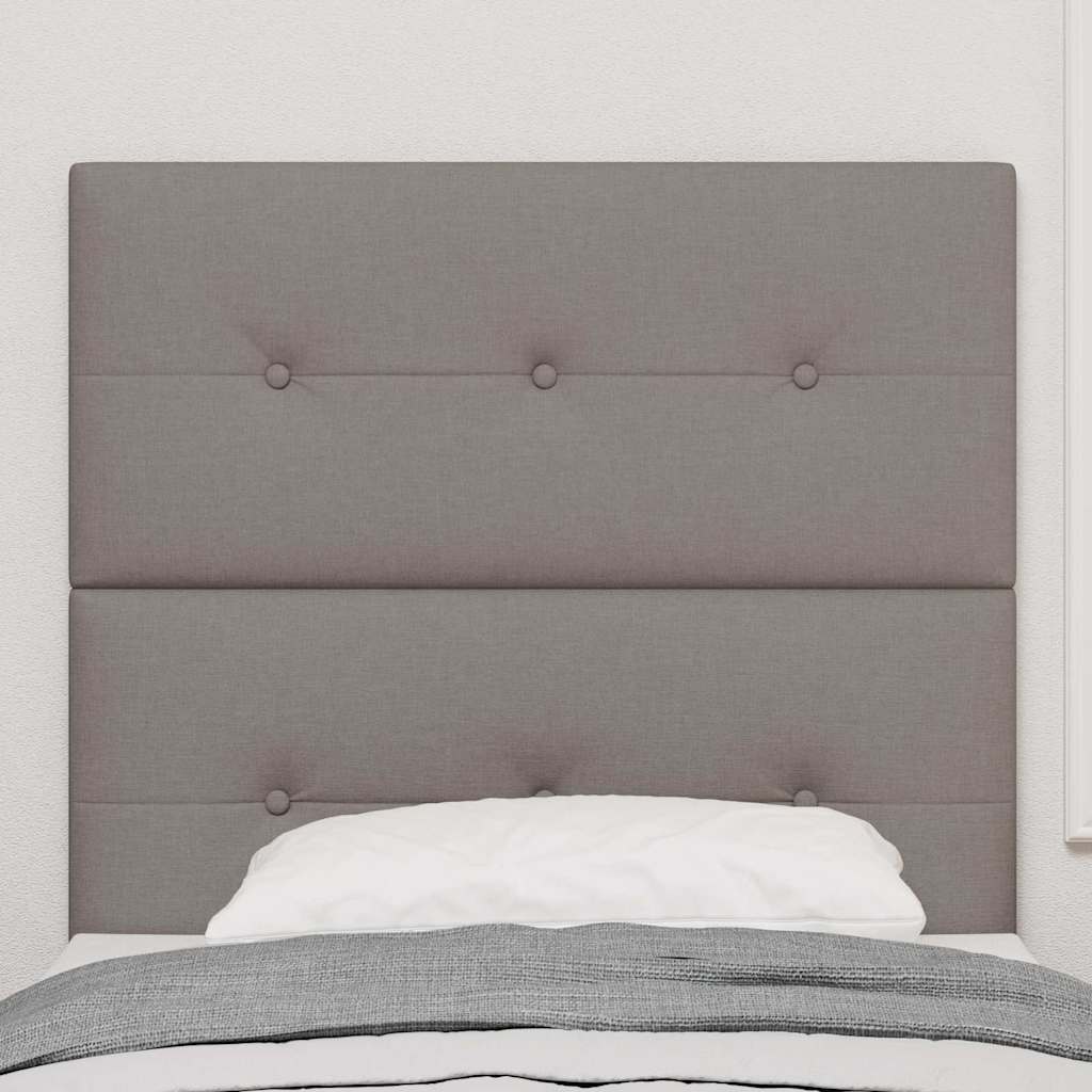 Höhenverstellbares Kopfteil mit Kopfteil Taupe 100 cm Stoff
