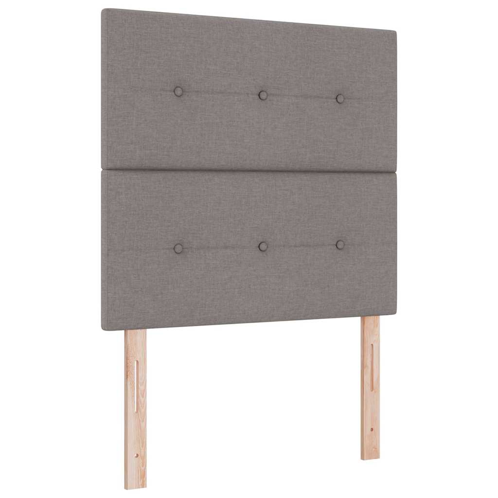 Höhenverstellbares Kopfteil mit Kopfteil Taupe 100 cm Stoff