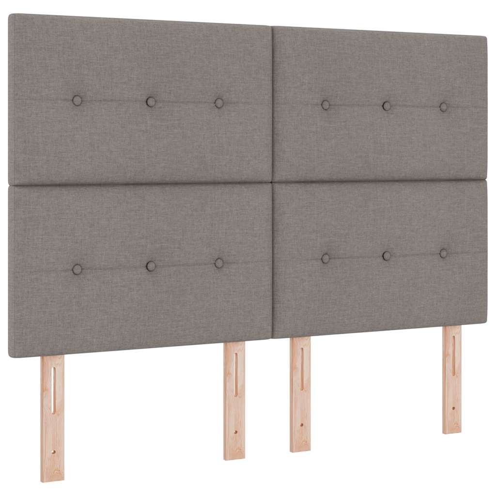 Höhenverstellbares Kopfteil mit Kopfteil Taupe 144 cm Stoff
