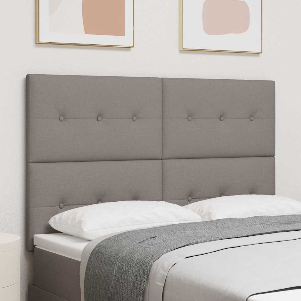 Höhenverstellbares Kopfteil mit Kopfteil Taupe 160 cm Stoff
