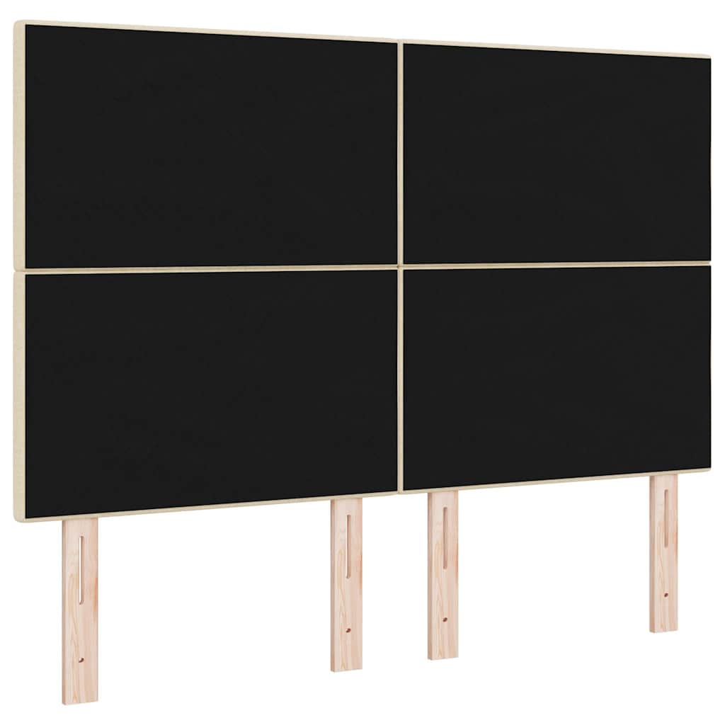 Höhenverstellbares Kopfteil mit Kopfteil Creme 160 cm Stoff