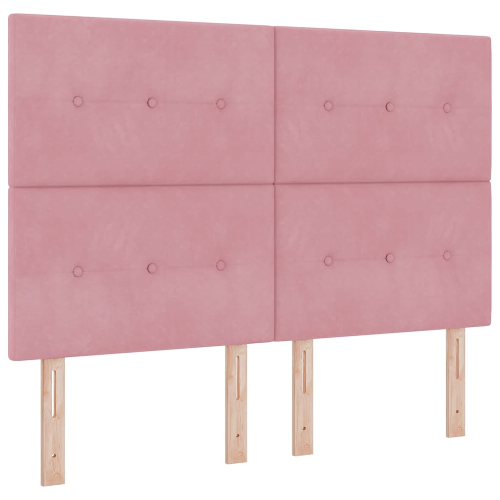 Kopfteil Rosa 160 cm Samt